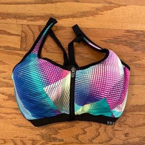 Victoria Secret Sport Multicolor sports bra with double closure in 32DD